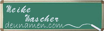 Meike Wascher Visitenkarte